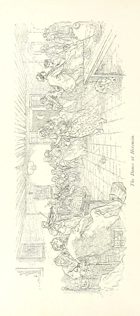 An illustration from On the Trail of Don Quixote: being a record of rambles in the ancient province of La Mancha ... Illustrated by D. Vierge, 1897, leaf 146