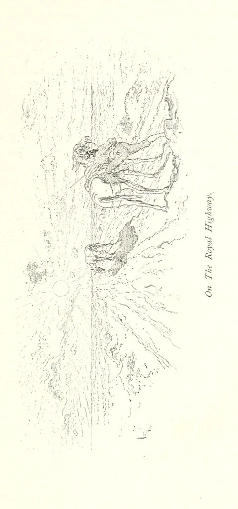 An illustration from On the Trail of Don Quixote: being a record of rambles in the ancient province of La Mancha ... Illustrated by D. Vierge, 1897, leaf 151