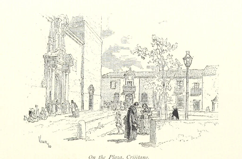 An illustration from On the Trail of Don Quixote: being a record of rambles in the ancient province of La Mancha ... Illustrated by D. Vierge, 1897, leaf 178