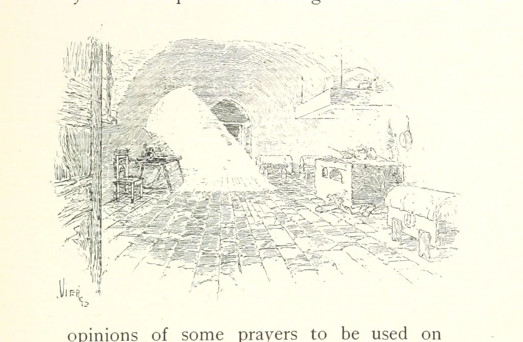 An illustration from On the Trail of Don Quixote: being a record of rambles in the ancient province of La Mancha ... Illustrated by D. Vierge, 1897, leaf 193