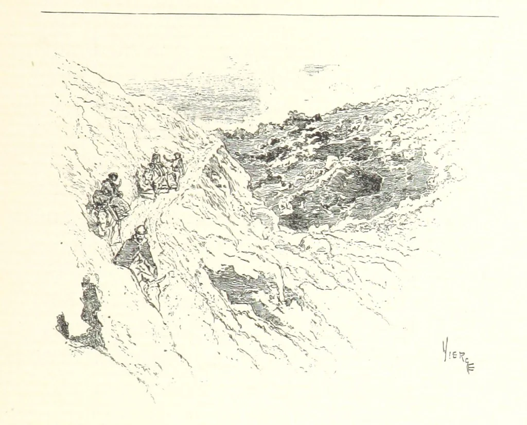 An illustration from On the Trail of Don Quixote: being a record of rambles in the ancient province of La Mancha ... Illustrated by D. Vierge, 1897, leaf 235