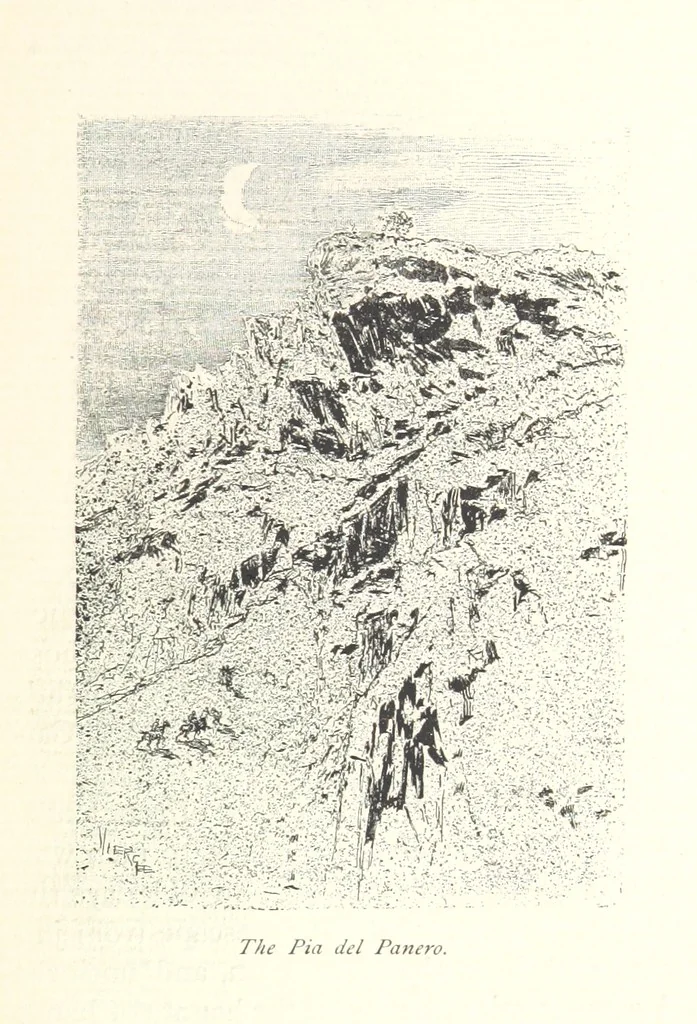 An illustration from On the Trail of Don Quixote: being a record of rambles in the ancient province of La Mancha ... Illustrated by D. Vierge, 1897, leaf 243