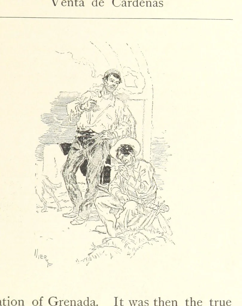 An illustration from On the Trail of Don Quixote: being a record of rambles in the ancient province of La Mancha ... Illustrated by D. Vierge, 1897, leaf 259