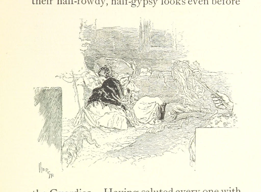 An illustration from On the Trail of Don Quixote: being a record of rambles in the ancient province of La Mancha ... Illustrated by D. Vierge, 1897, leaf 263