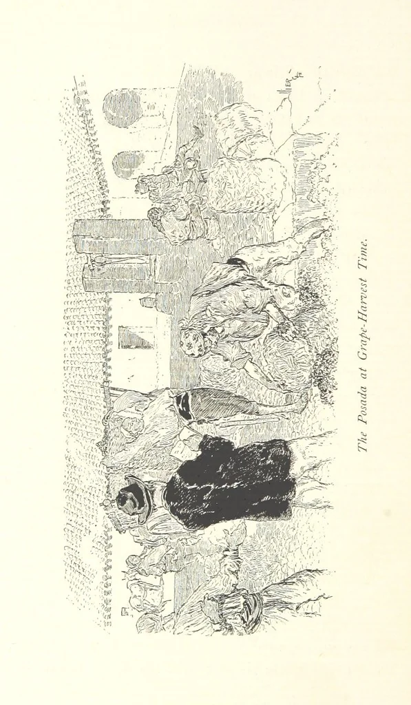An illustration from On the Trail of Don Quixote: being a record of rambles in the ancient province of La Mancha ... Illustrated by D. Vierge, 1897, leaf 64