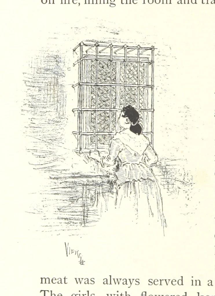 An illustration from On the Trail of Don Quixote: being a record of rambles in the ancient province of La Mancha ... Illustrated by D. Vierge, 1897, leaf 74