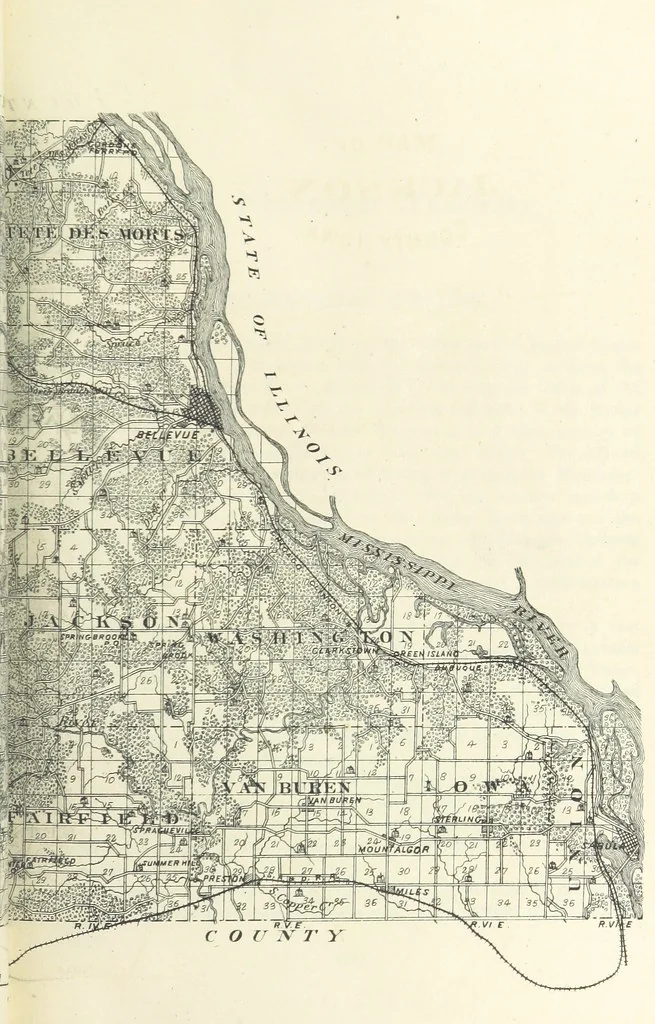 An illustration from The History of Jackson County, Iowa ... Illustrated, 1879, leaf 15