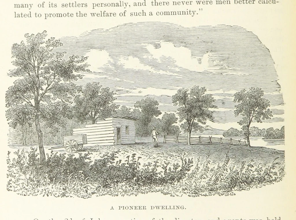 An illustration from The History of Jackson County, Iowa ... Illustrated, 1879, leaf 58