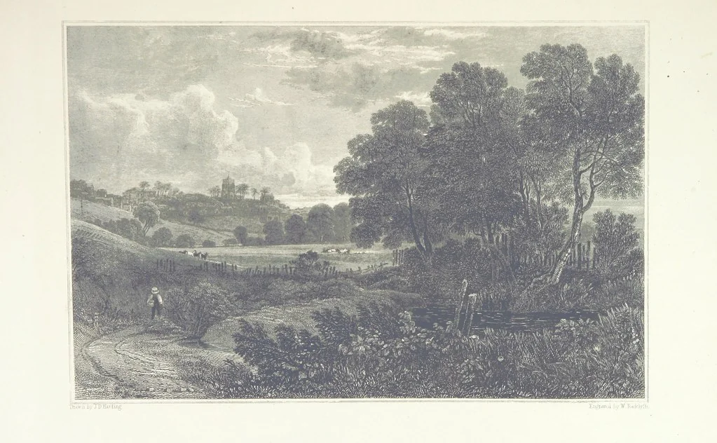An illustration from Graphic illustrations of Warwickshire, 1862, leaf 135