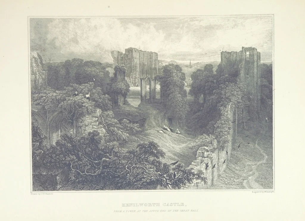 An illustration from Graphic illustrations of Warwickshire, 1862, leaf 37