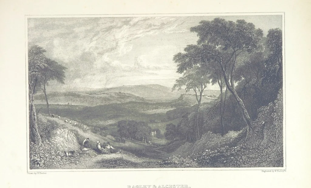 An illustration from Graphic illustrations of Warwickshire, 1862, leaf 99