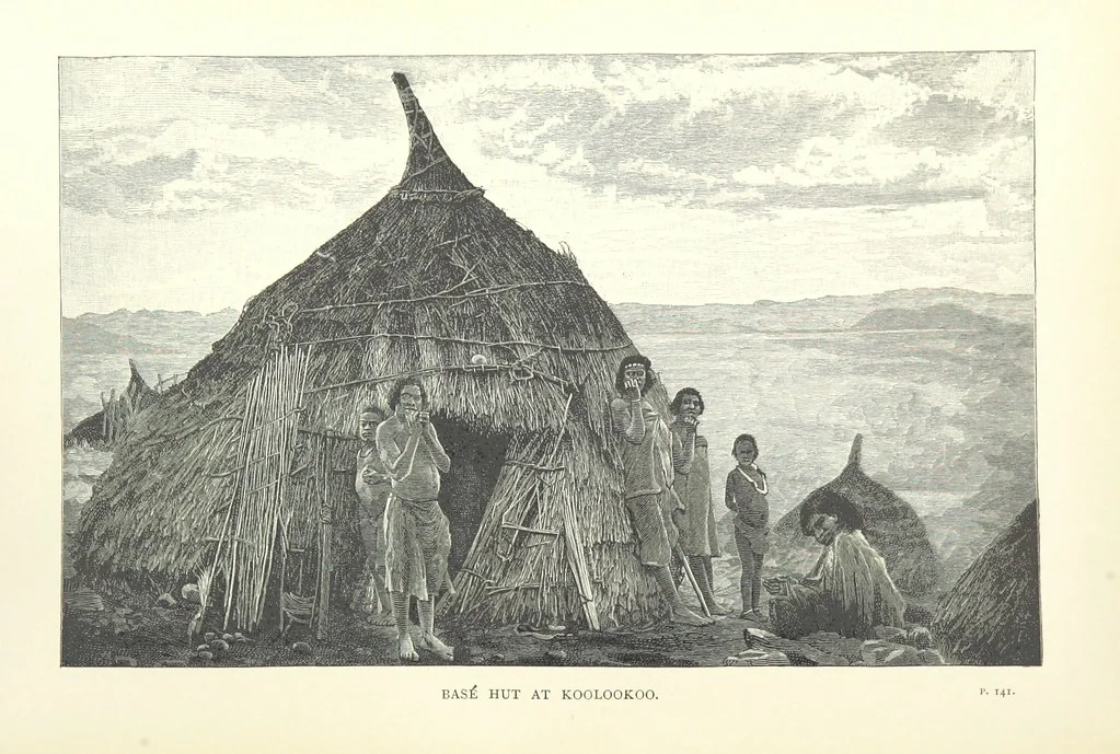 An illustration from The Wild Tribes of the Soudan. An account of travel and sport, chiefly in the Basé country, etc, 1883, leaf 212