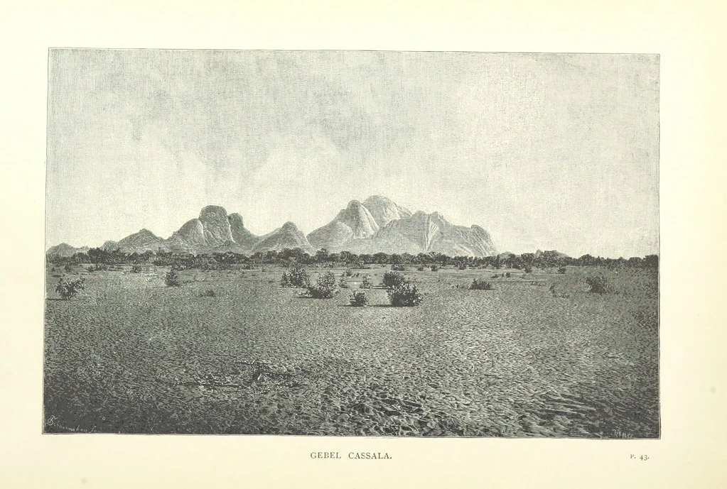 An illustration from The Wild Tribes of the Soudan. An account of travel and sport, chiefly in the Basé country, etc, 1883, leaf 80