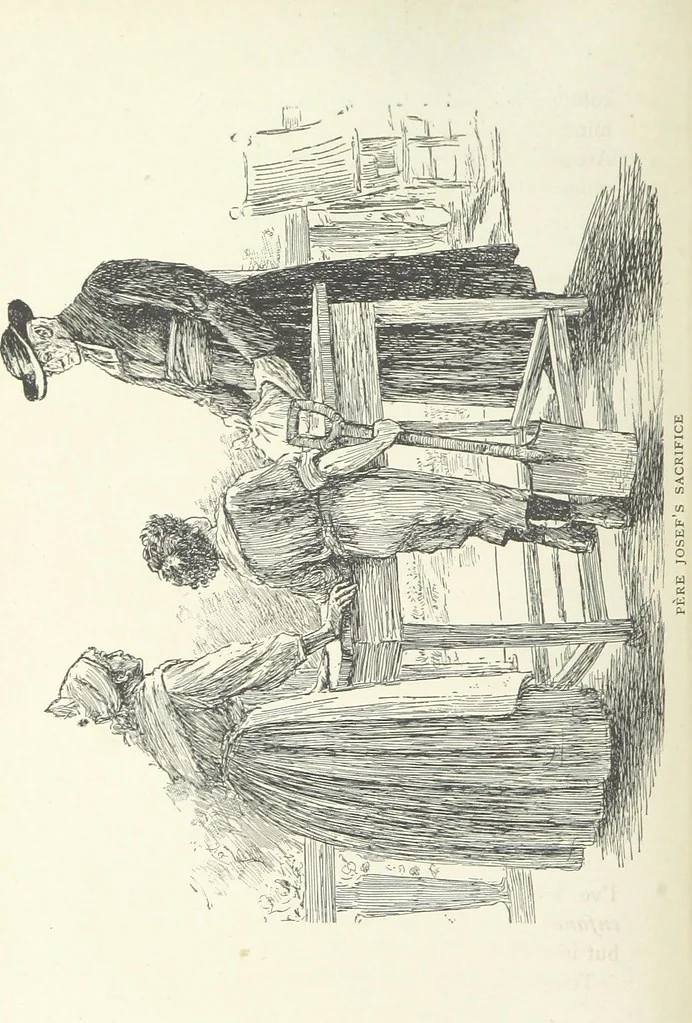 An illustration from Toinette's Philip. [A story, 1896, leaf 100