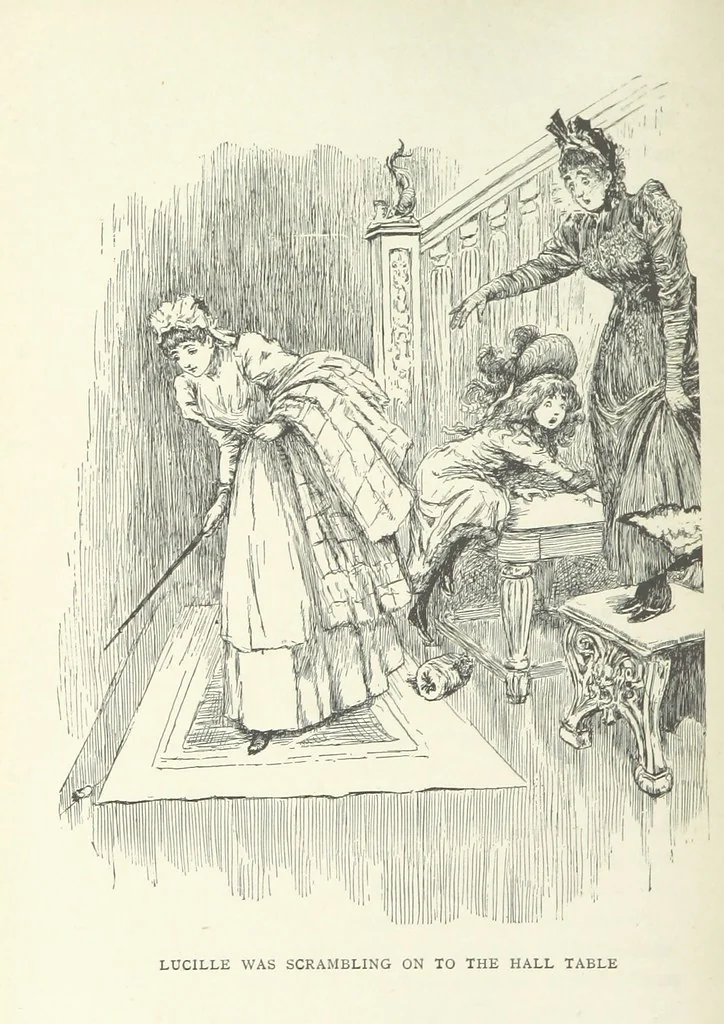 An illustration from Toinette's Philip. [A story, 1896, leaf 174
