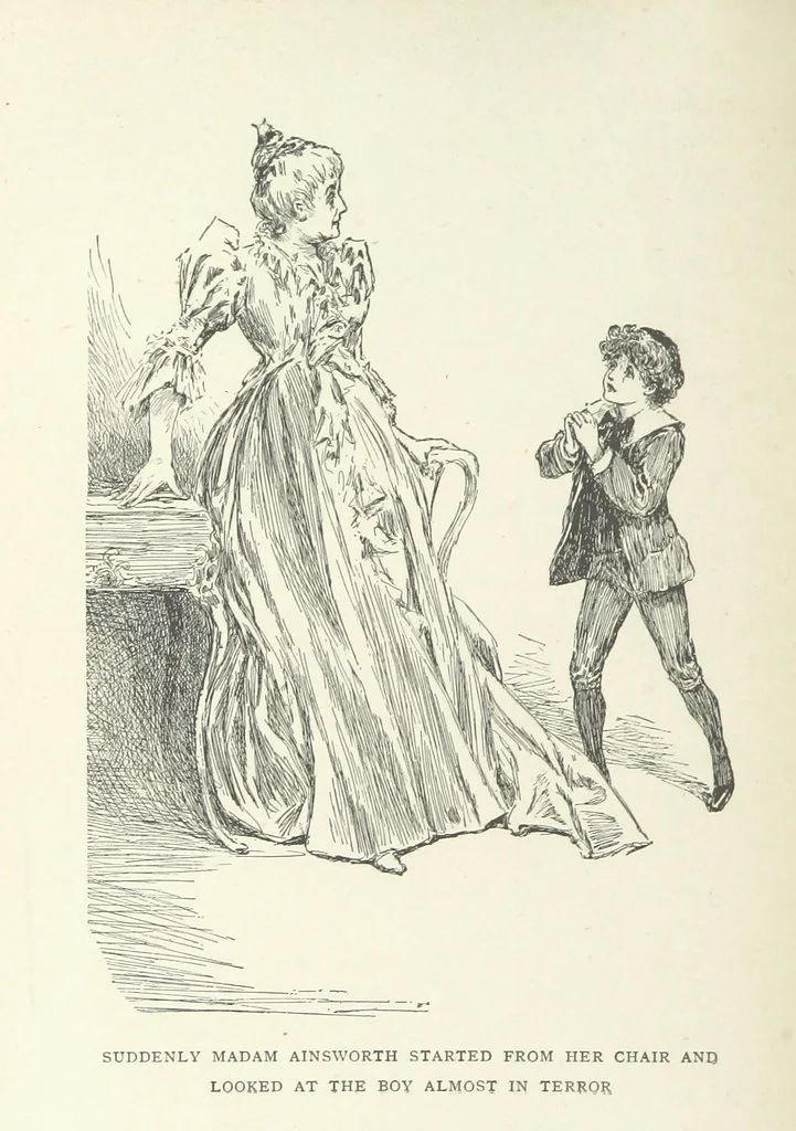 An illustration from Toinette's Philip. [A story, 1896, leaf 188