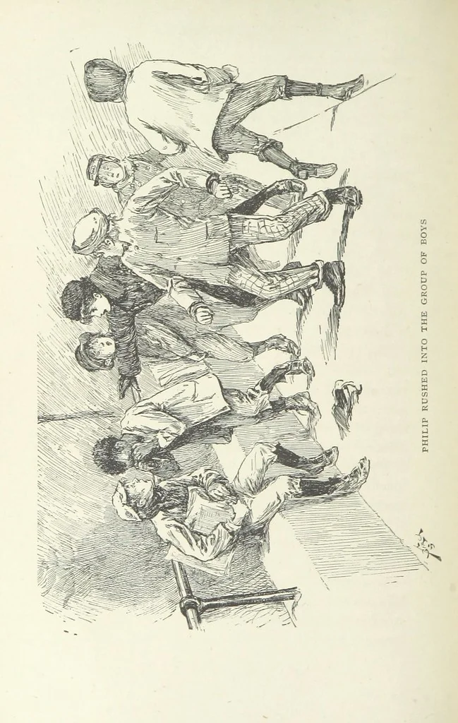 An illustration from Toinette's Philip. [A story, 1896, leaf 204