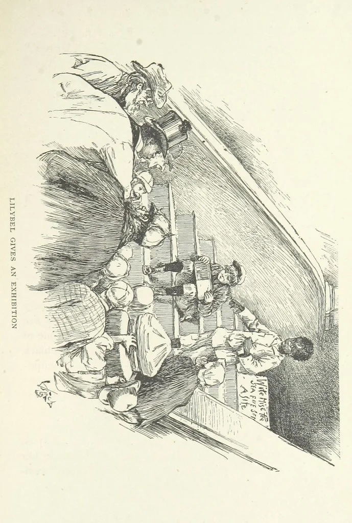 An illustration from Toinette's Philip. [A story, 1896, leaf 215