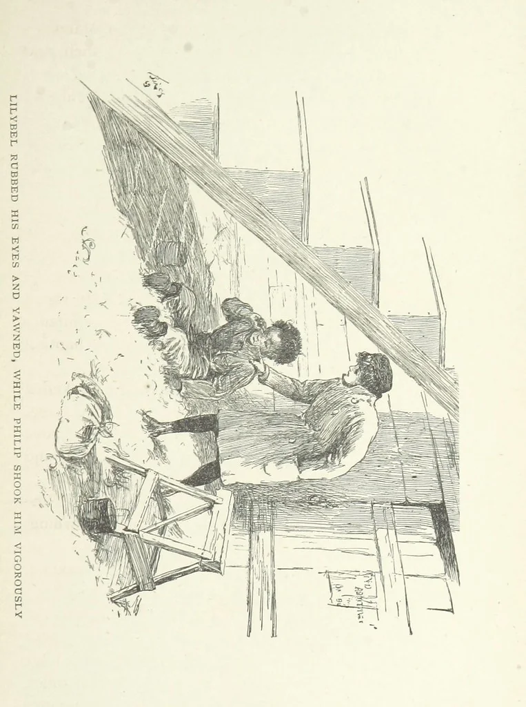 An illustration from Toinette's Philip. [A story, 1896, leaf 247