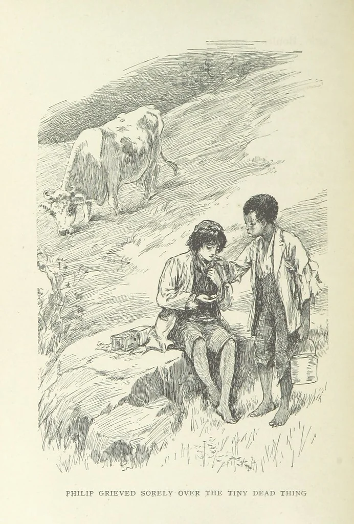 An illustration from Toinette's Philip. [A story, 1896, leaf 268