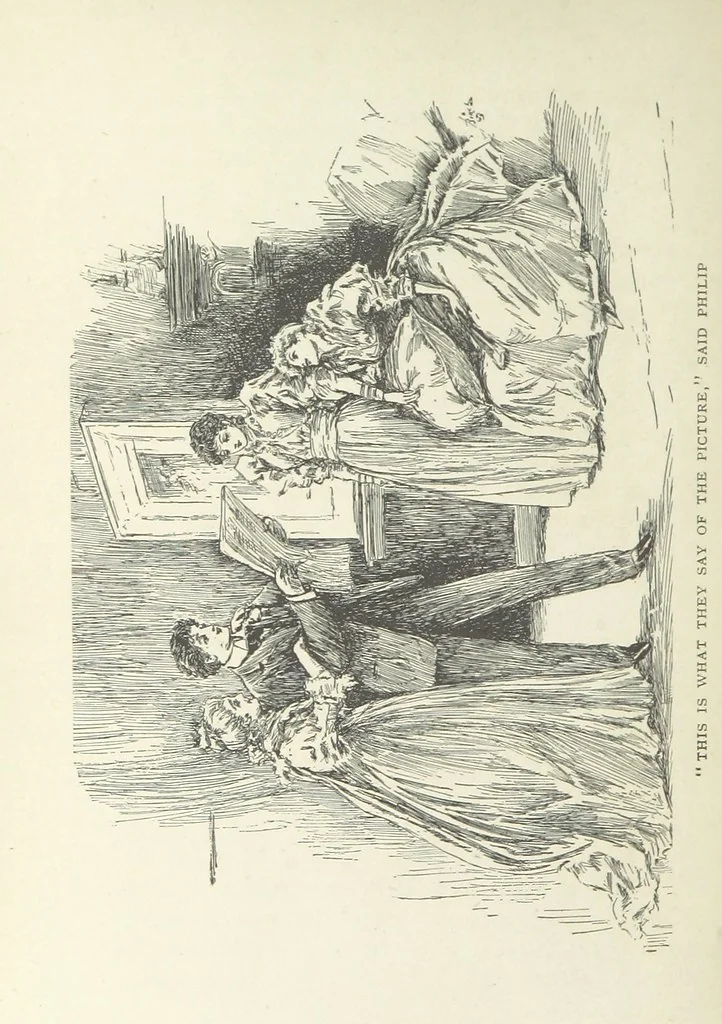 An illustration from Toinette's Philip. [A story, 1896, leaf 322