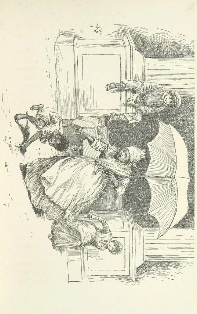 An illustration from Toinette's Philip. [A story, 1896, leaf 37