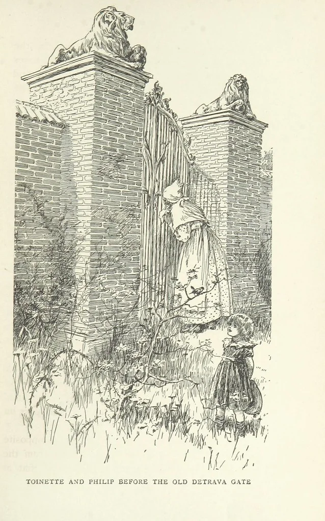 An illustration from Toinette's Philip. [A story, 1896, leaf 55