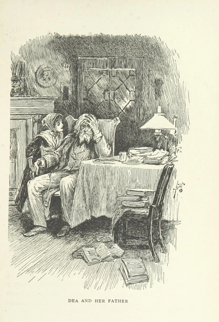 An illustration from Toinette's Philip. [A story, 1896, leaf 73