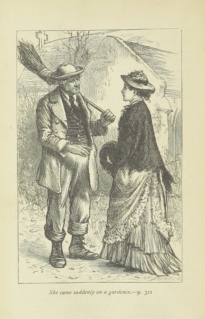 An illustration from Maidenhood; or, the Verge of the Stream, 1876, leaf 340