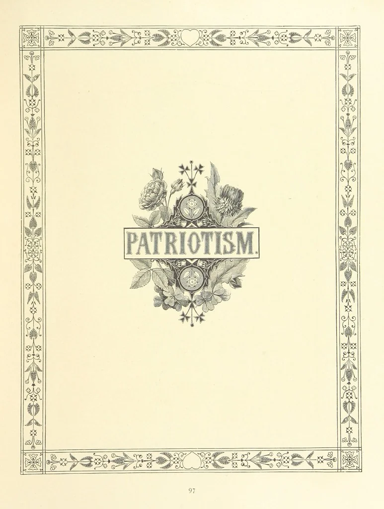 An illustration from The Nobility of Life, its graces and virtues, portrayed in prose and verse by the best writers. Selected and edited by L. Valentine. With twenty-four original pictures printed in colours, elaborate borders, etc, 1869, leaf 135