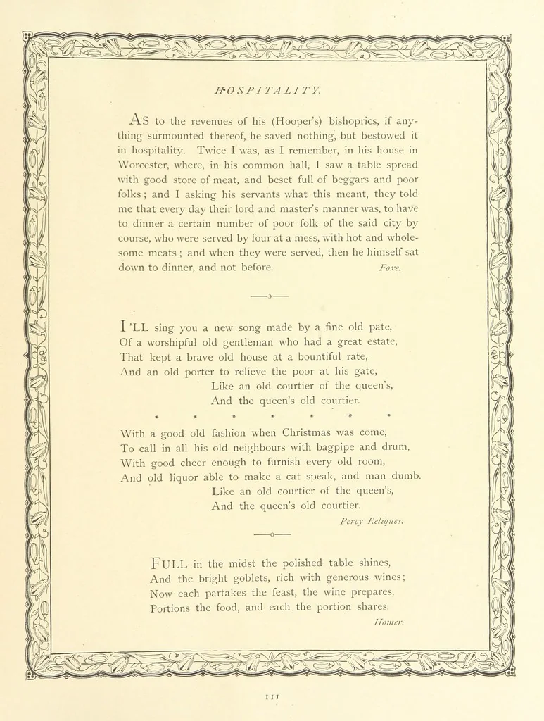 An illustration from The Nobility of Life, its graces and virtues, portrayed in prose and verse by the best writers. Selected and edited by L. Valentine. With twenty-four original pictures printed in colours, elaborate borders, etc, 1869, leaf 153