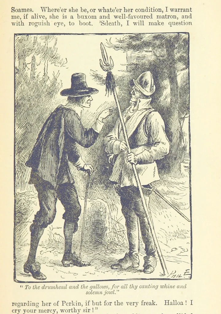 An illustration from Through my Heart first. [A novel.] With ... illustrations, etc, 1888, leaf 111