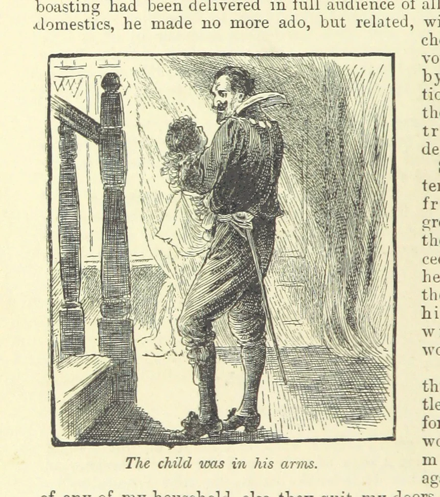 An illustration from Through my Heart first. [A novel.] With ... illustrations, etc, 1888, leaf 22