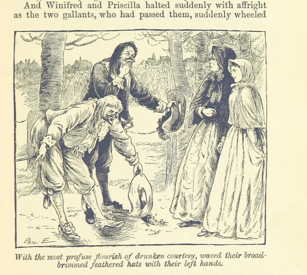An illustration from Through my Heart first. [A novel.] With ... illustrations, etc, 1888, leaf 29