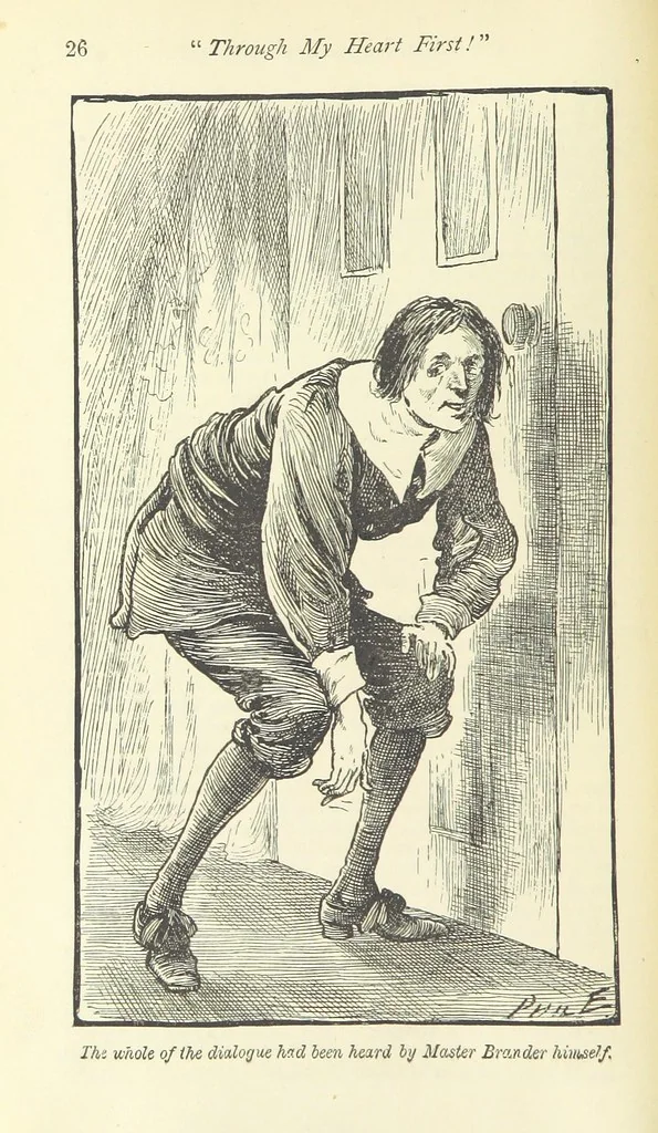 An illustration from Through my Heart first. [A novel.] With ... illustrations, etc, 1888, leaf 38