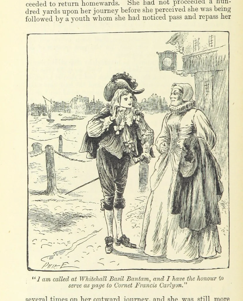 An illustration from Through my Heart first. [A novel.] With ... illustrations, etc, 1888, leaf 40