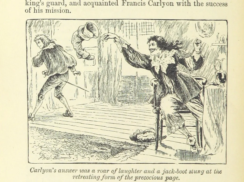 An illustration from Through my Heart first. [A novel.] With ... illustrations, etc, 1888, leaf 42