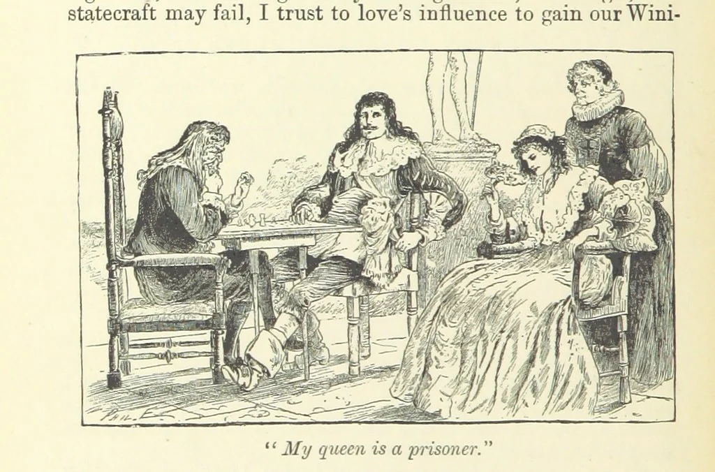 An illustration from Through my Heart first. [A novel.] With ... illustrations, etc, 1888, leaf 74