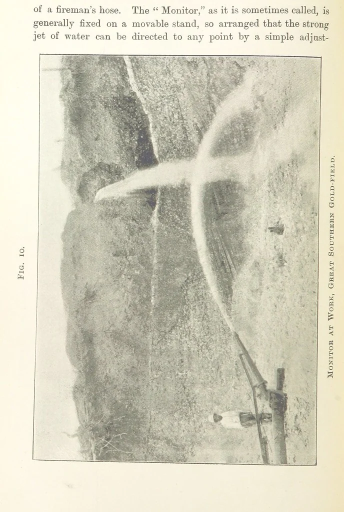 An illustration from Getting Gold. A practical treatise for prospectors, miners and students ... With illustrations, 1897, leaf 80