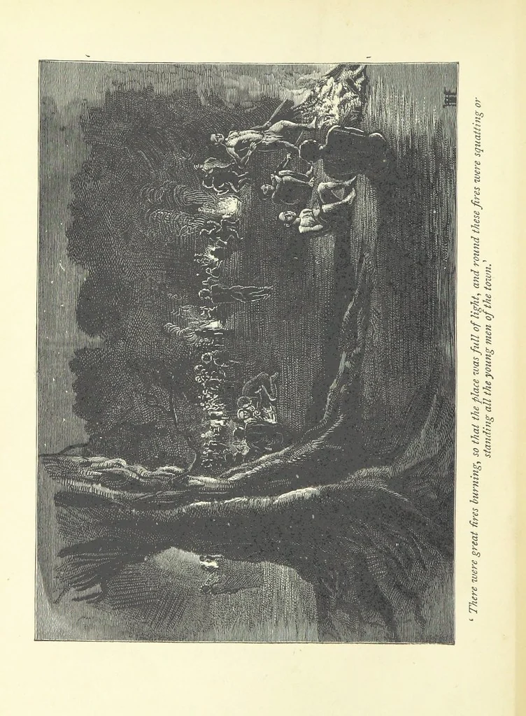 An illustration from The History of a Slave ... With ... illustrations ... from the author's drawings, 1889, leaf 52