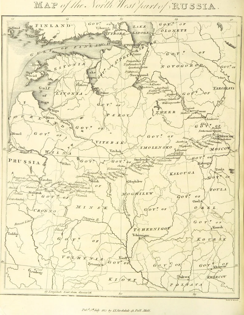 An illustration from Travels through part of the Russian Empire and the County of Poland, along the southern shores of the Baltic, 1815, leaf 116