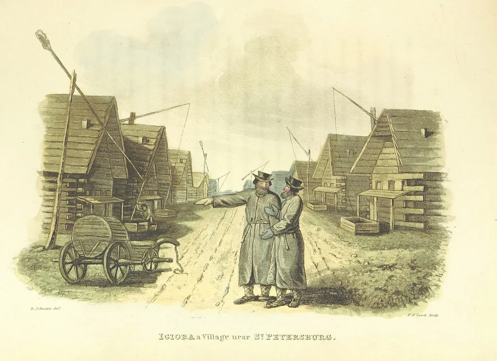 An illustration from Travels through part of the Russian Empire and the County of Poland, along the southern shores of the Baltic, 1815, leaf 193