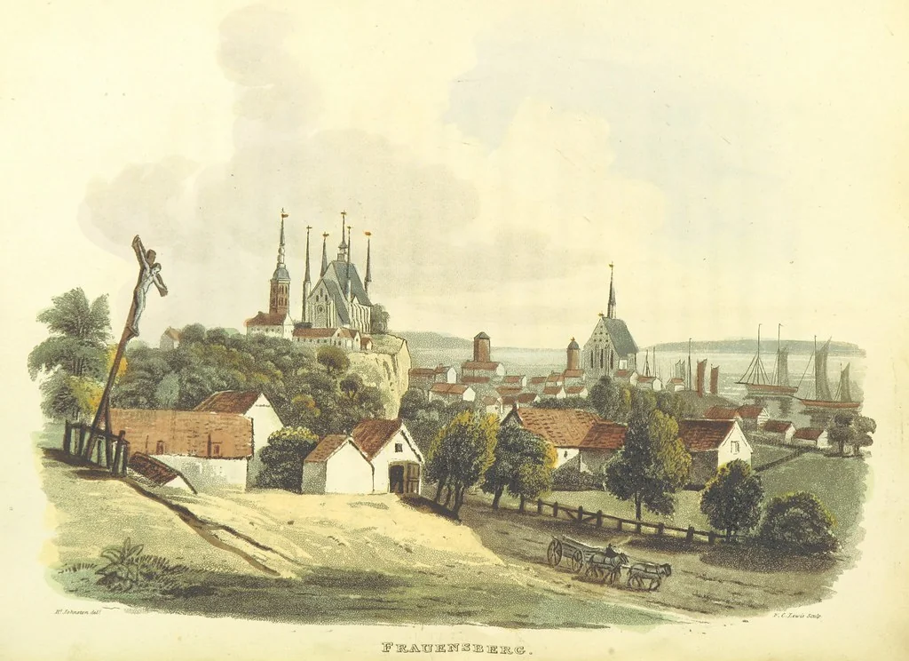 An illustration from Travels through part of the Russian Empire and the County of Poland, along the southern shores of the Baltic, 1815, leaf 92