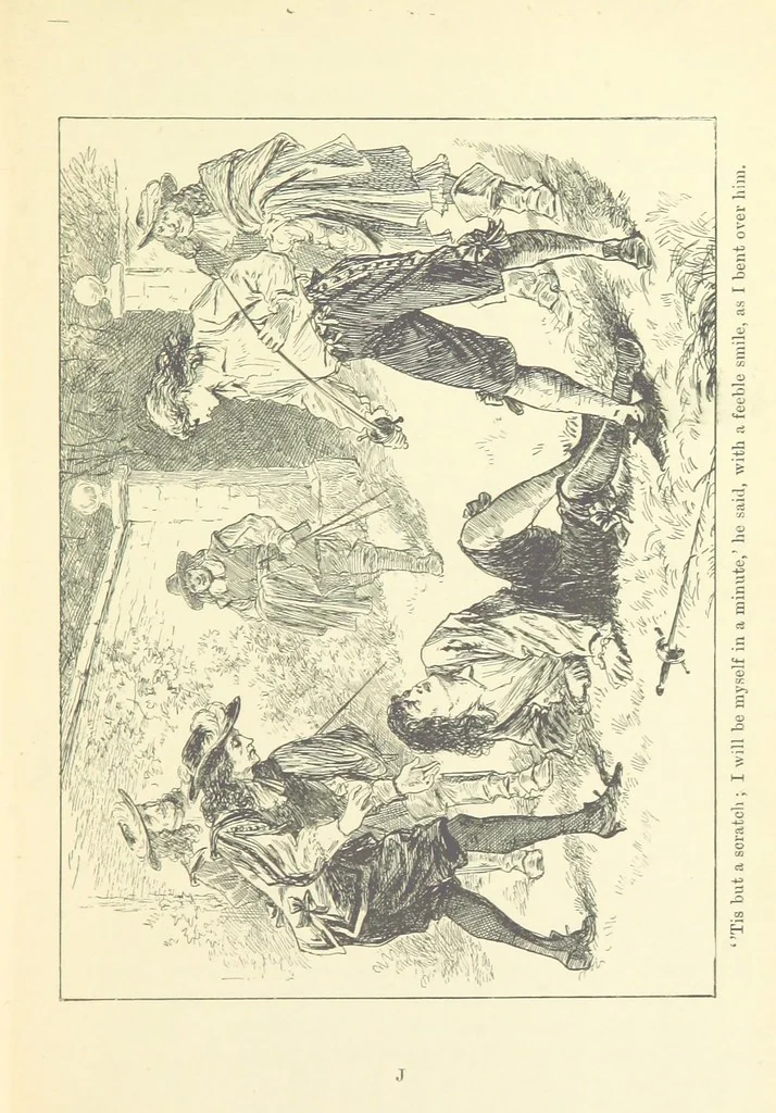 An illustration from The Brotherhood of the Coast. [A romance, 1895, leaf 149