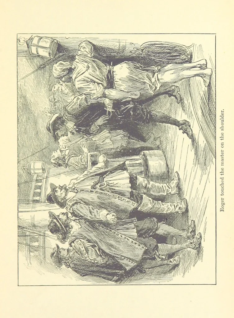An illustration from The Brotherhood of the Coast. [A romance, 1895, leaf 241