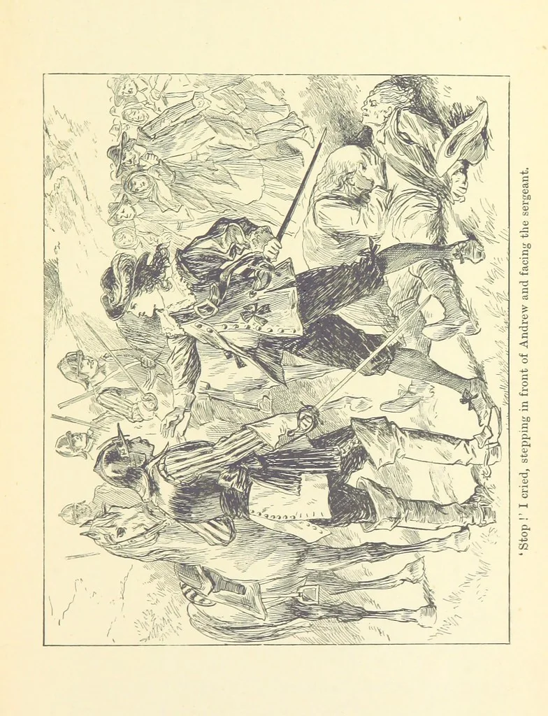 An illustration from The Brotherhood of the Coast. [A romance, 1895, leaf 33