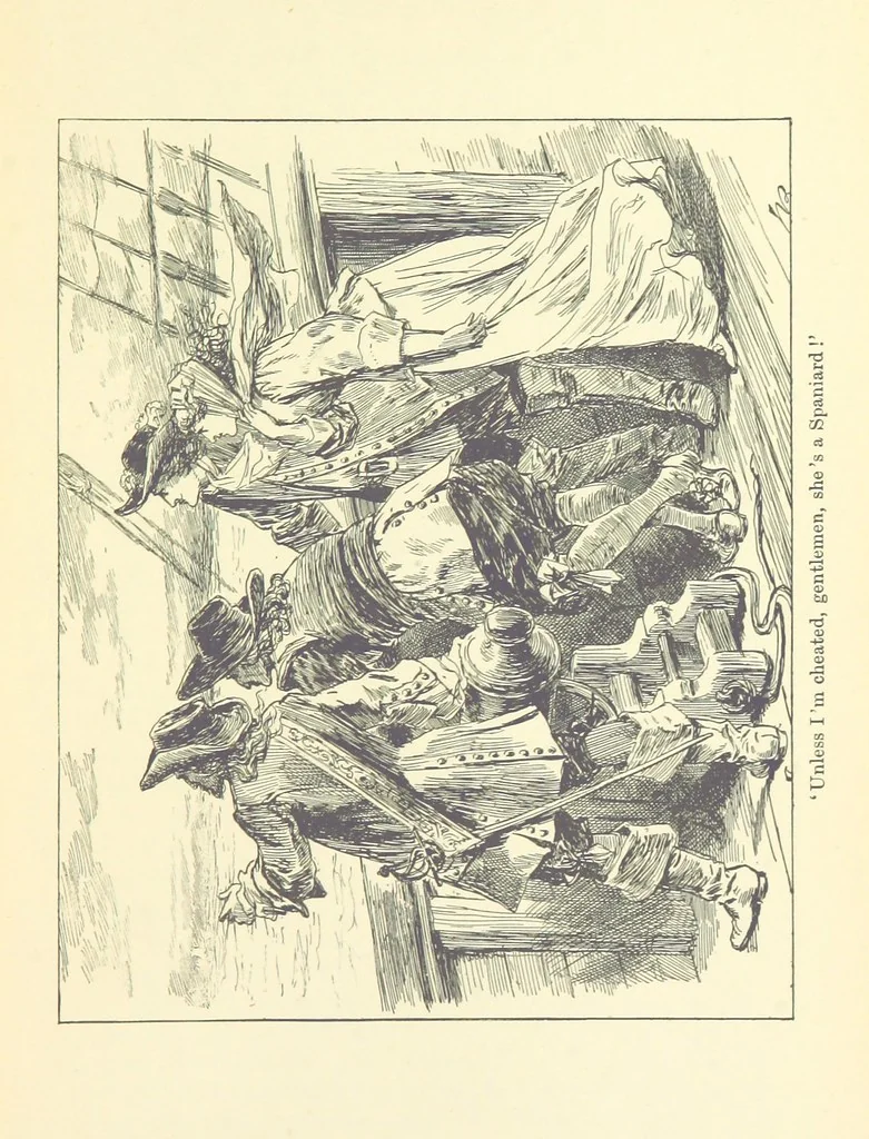 An illustration from The Brotherhood of the Coast. [A romance, 1895, leaf 333