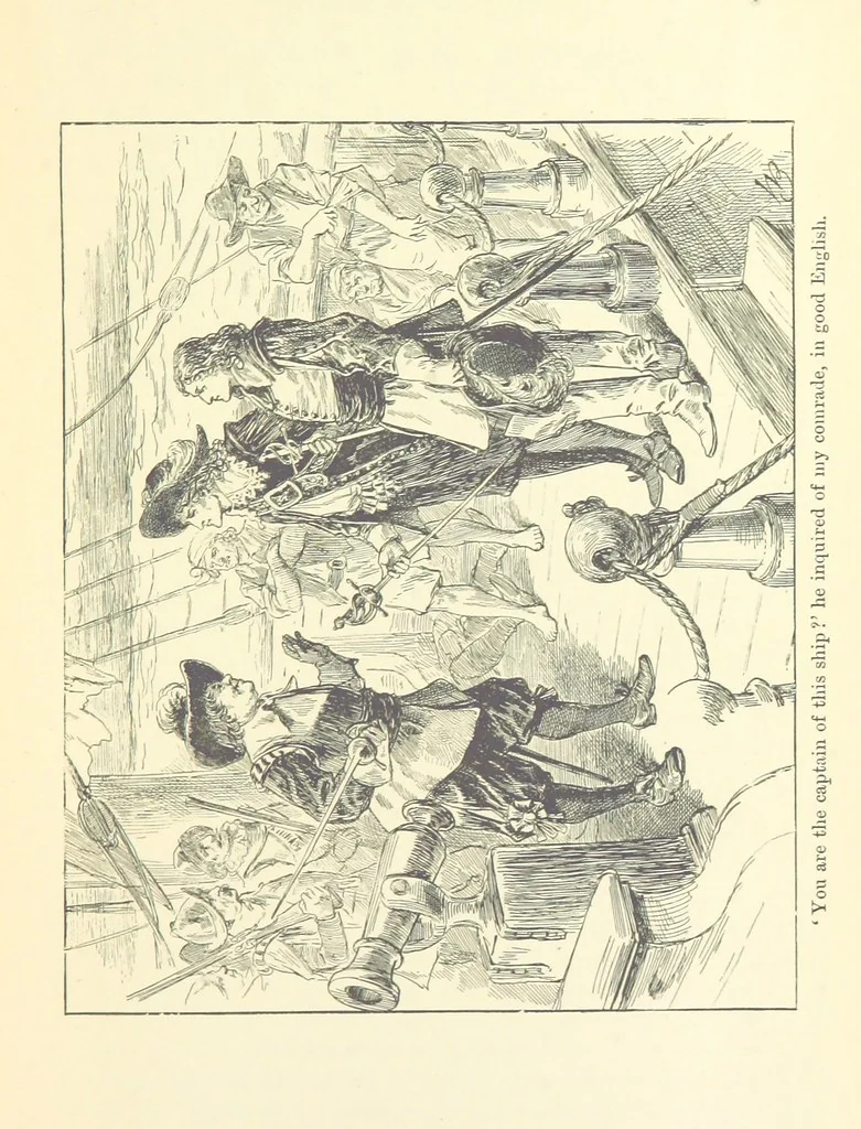 An illustration from The Brotherhood of the Coast. [A romance, 1895, leaf 77