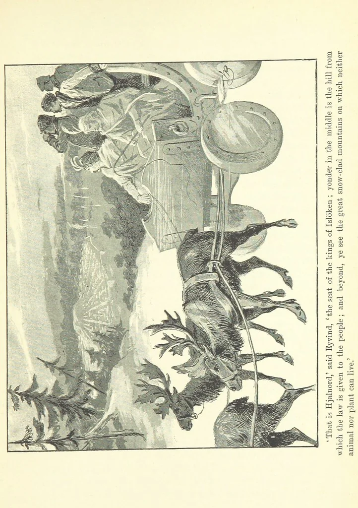 An illustration from The Paradise of the North ... With ... illustrations, etc, 1892, leaf 225