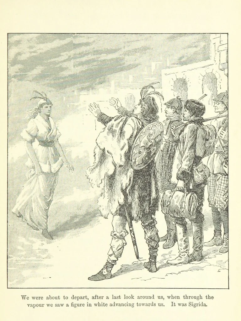An illustration from The Paradise of the North ... With ... illustrations, etc, 1892, leaf 267